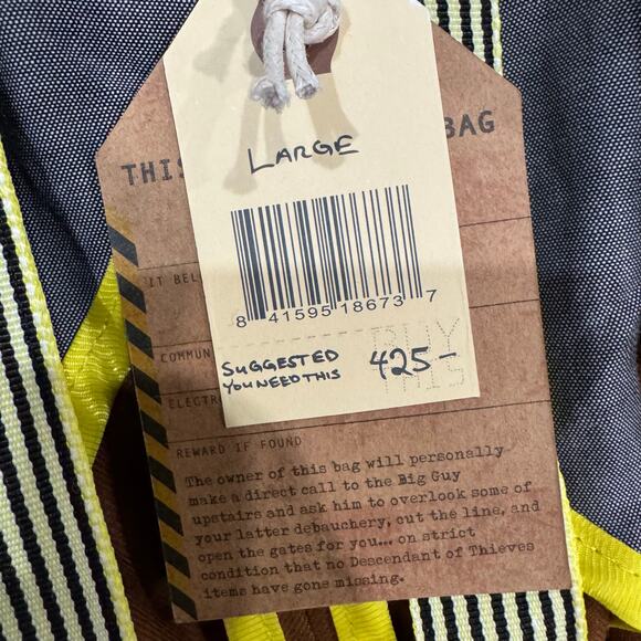 Descendant of Thieves Brown Wool Blend Blazer L Limited 247 Gold Buttons - Picture 7 of 14